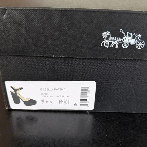 Coach Isabella Black Platform Heels - Picture 6 of 6